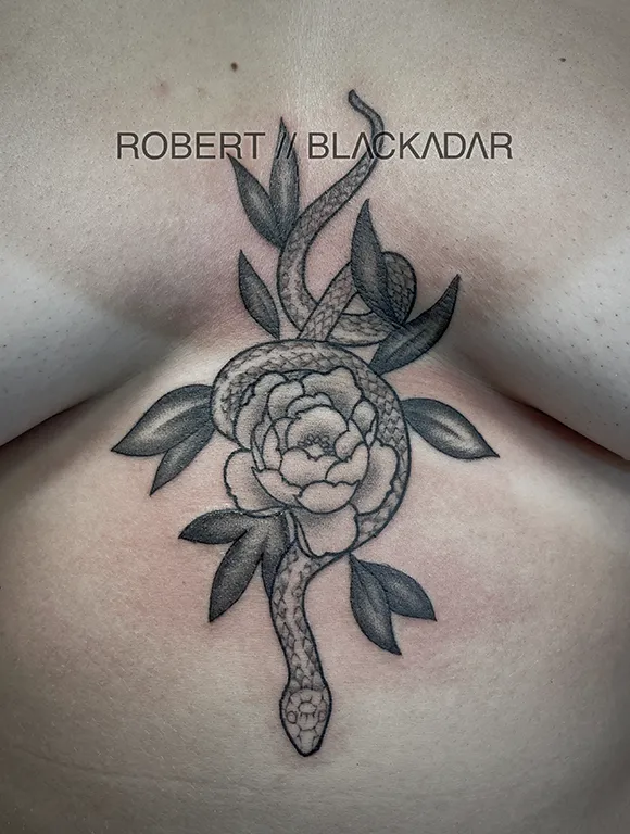 graphic tattoo Booking with Robert