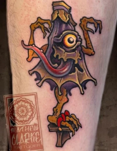 Japanese Kasa Obake Yokai Tattoo