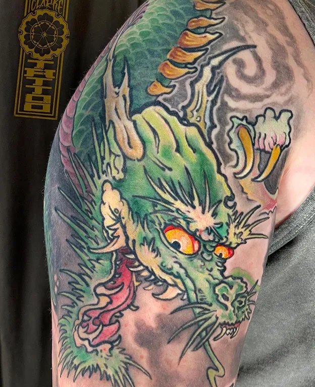 Japanese-Tiger-Dragon-Sleeve-dragon-close-up-1